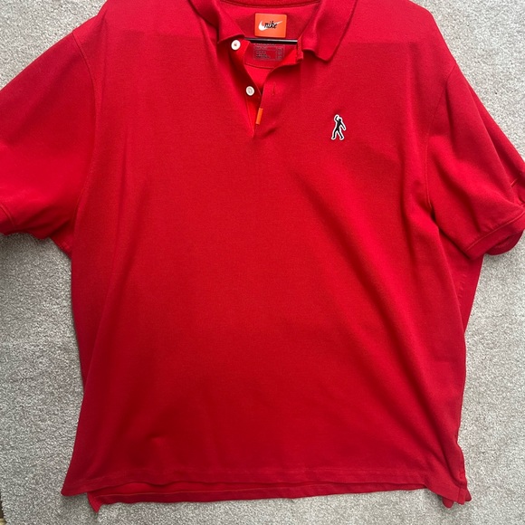 Nike Other - Nike tiger woods‎ Men's Red Polo Shirt